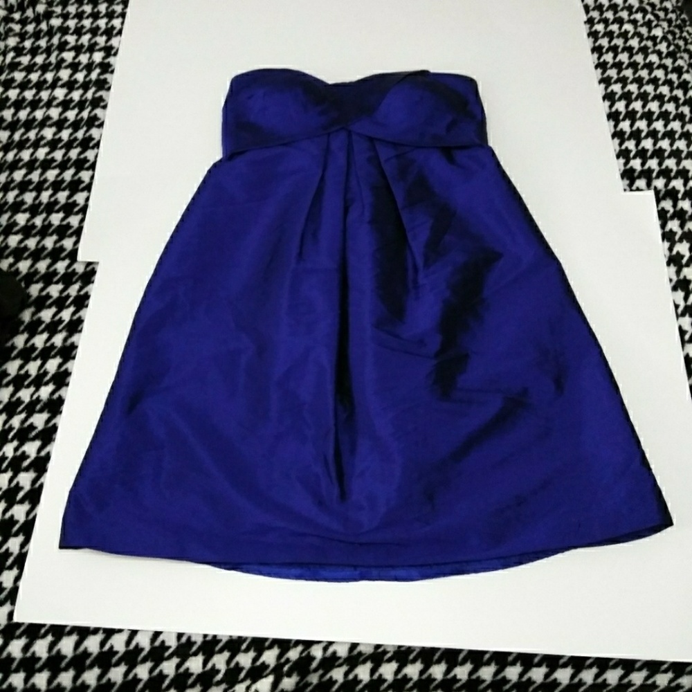 Caché Royal Blue Strapless Dress